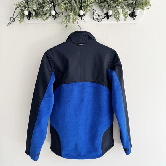 Columbia Men's Heat Elite Lite Jacket Royal Omni-heat Interchange Blue Black Sm - Picture 5 of 5